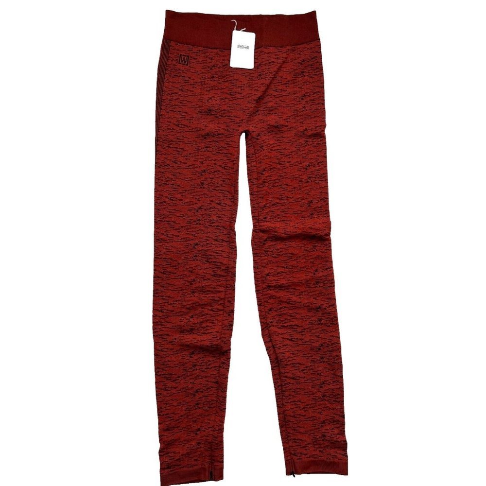 Wolford 14758  Leggings Arrow Poison Red Rust / Black